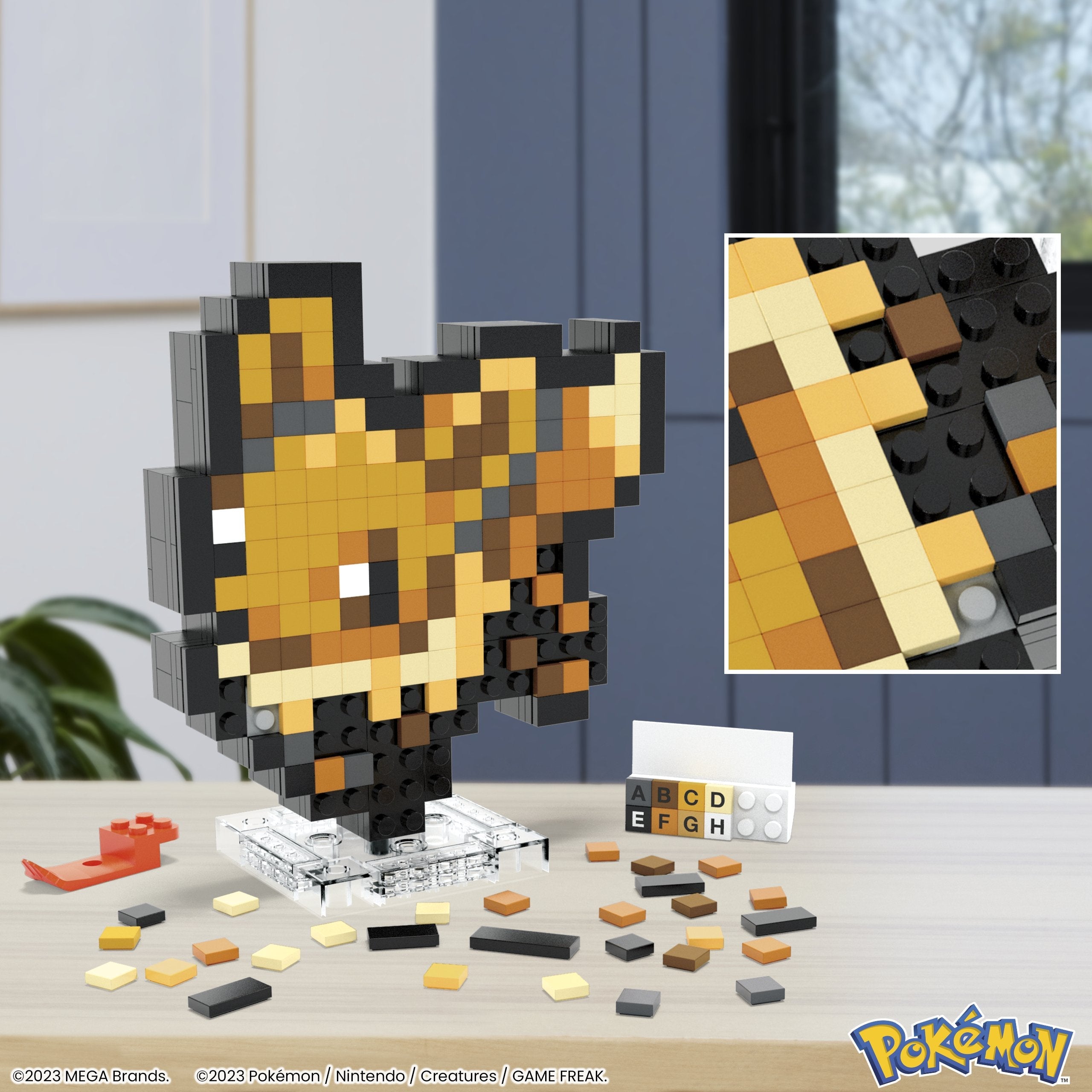 Mattel Mega Pokémon Eevee Pixel Art  Hth78