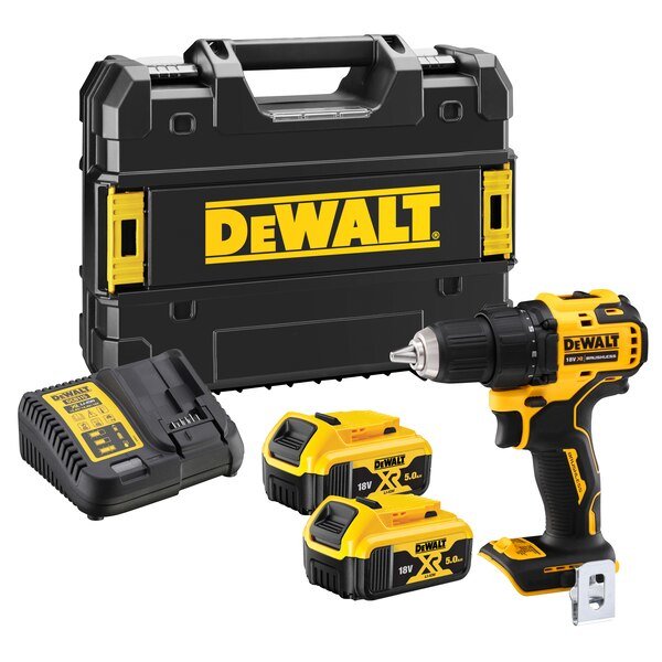 Taladro Dewalt Dcd708p2t-Qw 1650 Rpm 1,1 Kg Amarillo