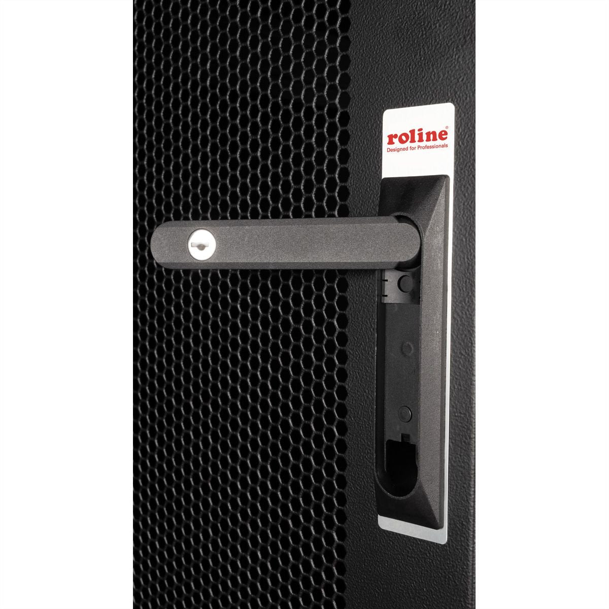 Roline 19-Zoll Serverschrank Basic 42 He, 600x1000 Bxt Perforiert Schwarz