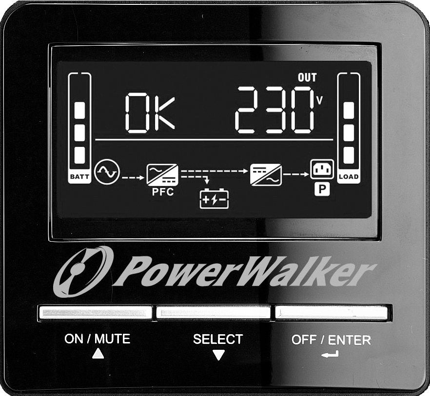 Powerwalker Vi 3000 Cw Sistema De Alimentación Ininterrumpida (Ups) Línea Interactiva 3000 Va 2100 W 8 Salidas Ac