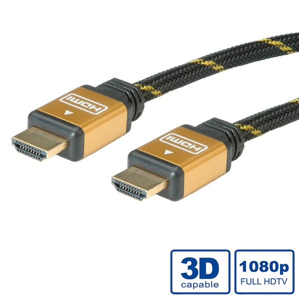 Roline Gold Hdmi High Speed Cable Mit Ethernet 15m