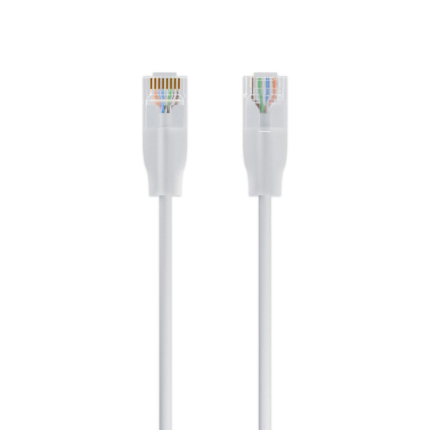 Lightflex Cat6 U/Utp 0.5m,  White, Tpe, Halogenfree
