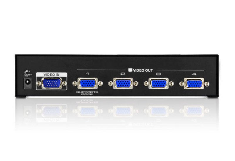 Aten Vga Splitter 4-Port Vga Video Splitter (450 Mhz) (Vs134 4 Port Video Splitter