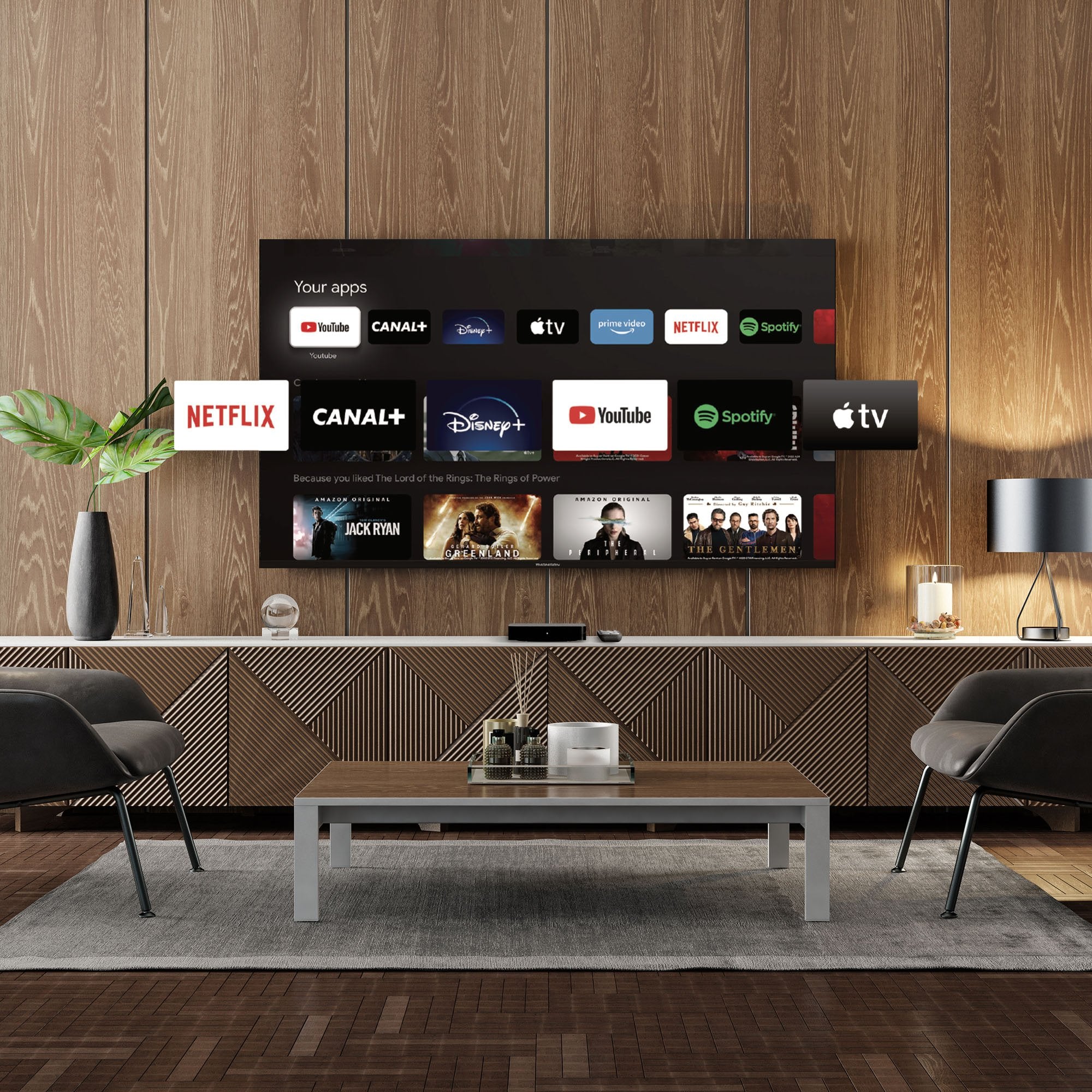EAN 9120106661699 - Thomson 240G convertidor de Smart TV Negro 4K Ultra HD 8 GB Wifi Ethernet imagen 5