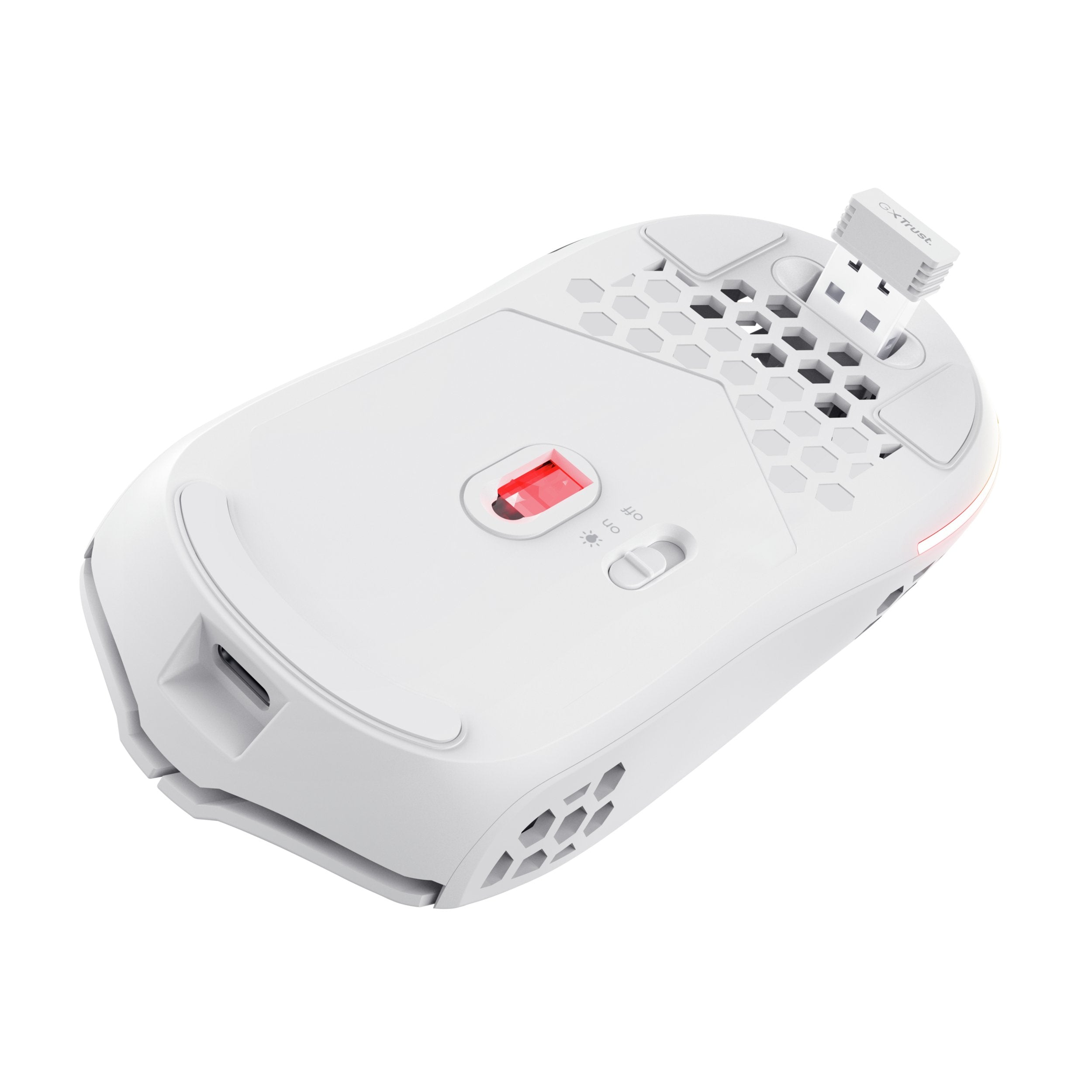 Ratón Gaming Inalámbrico Trust Gaming Gxt 929 Helox Batería Recargable Hasta 4800 Dpi Blanco