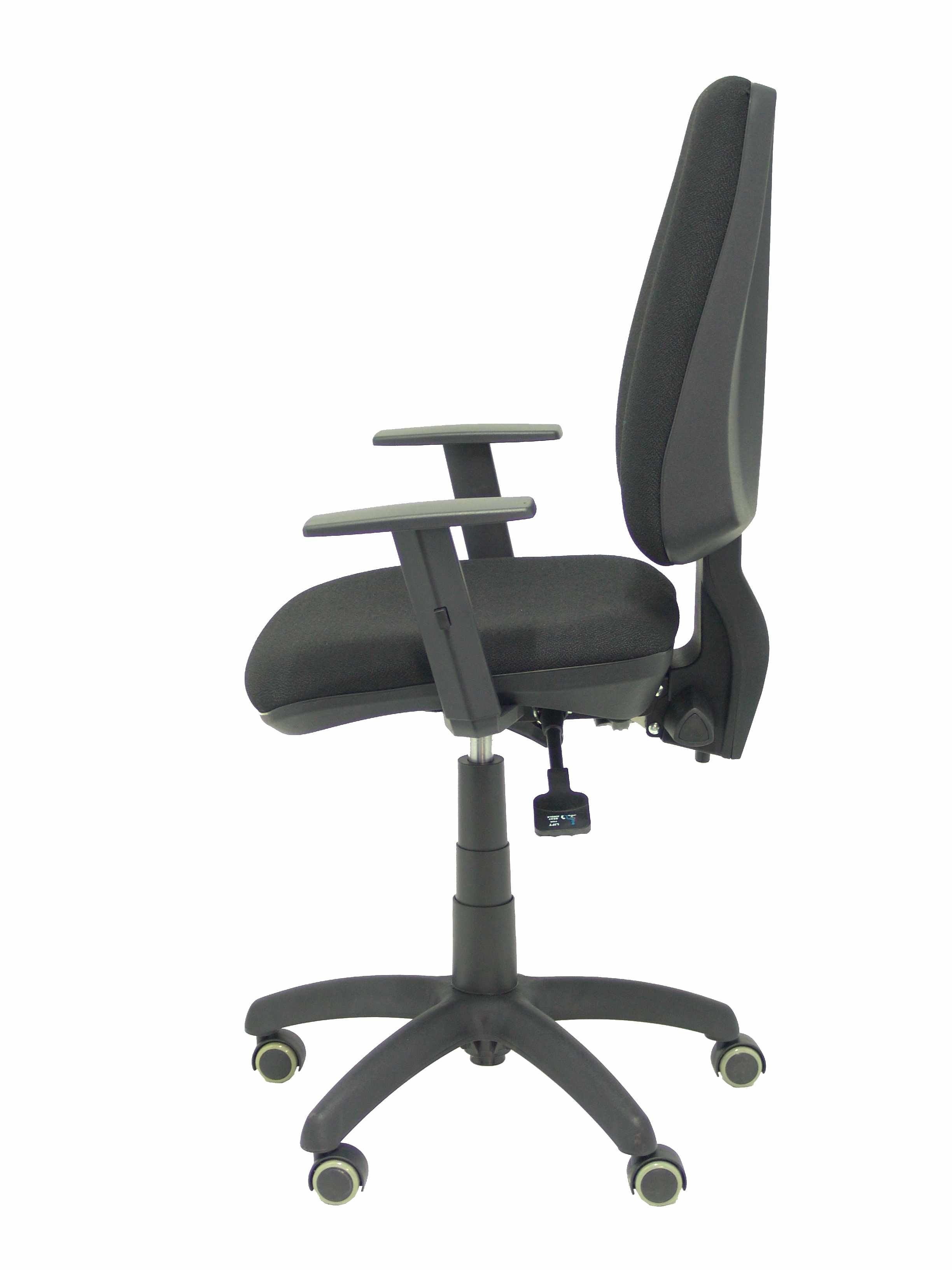 Silla Elche S Bali Negro Brazos Regulables Ruedas