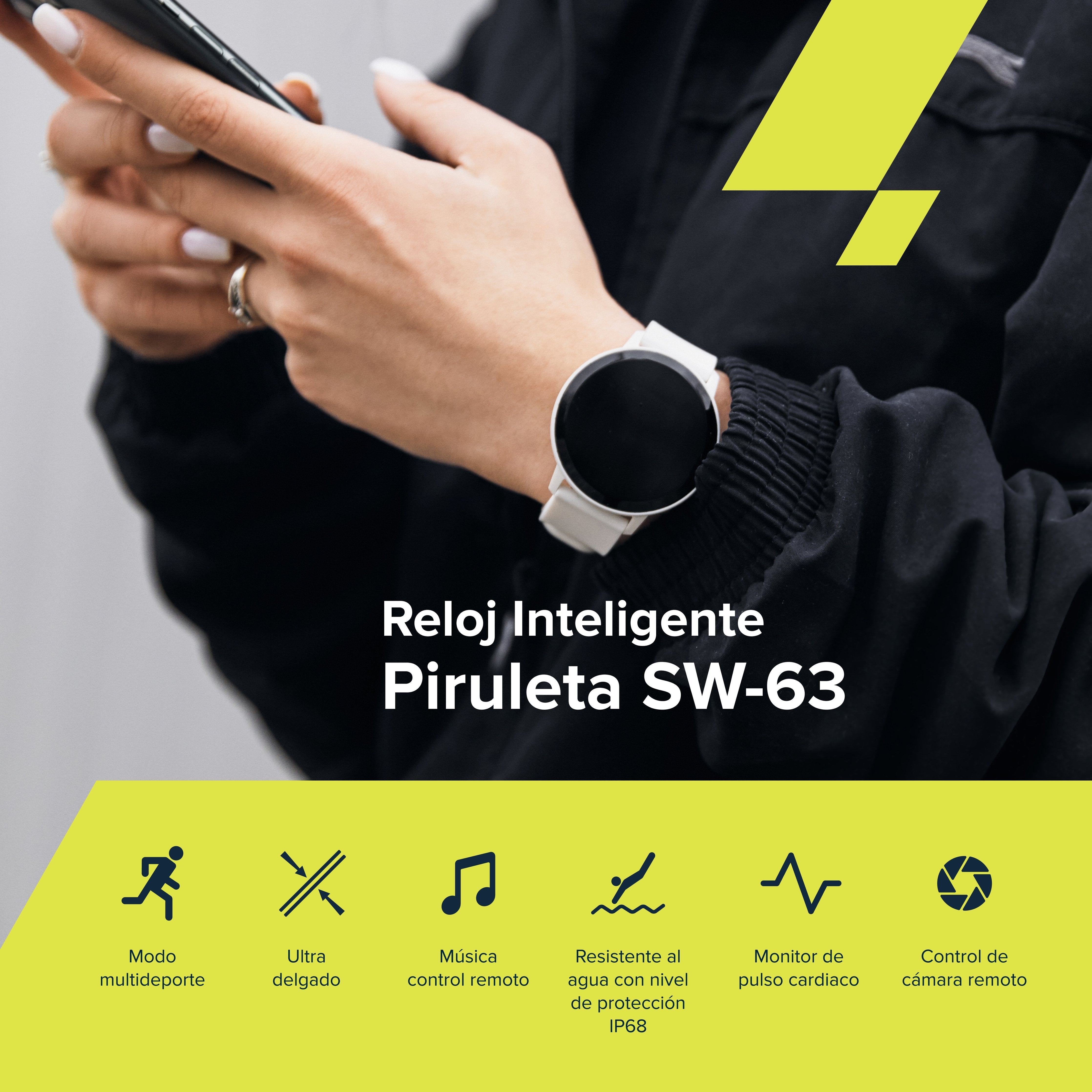 Smartwatch Canyon Lollypop Sw-63 White