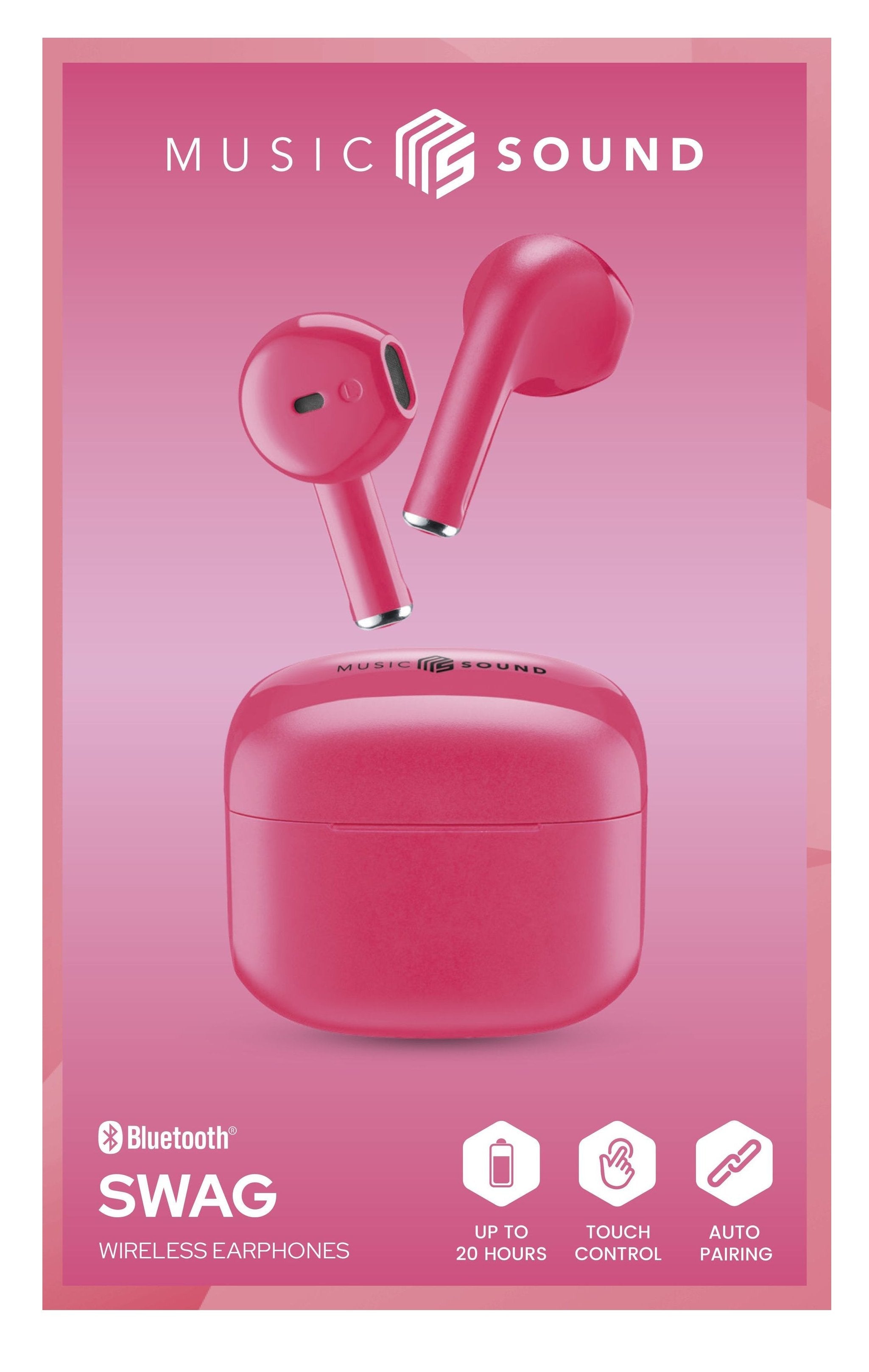 Cellularline Ms Auricolari Swag Tws Bt Rosa