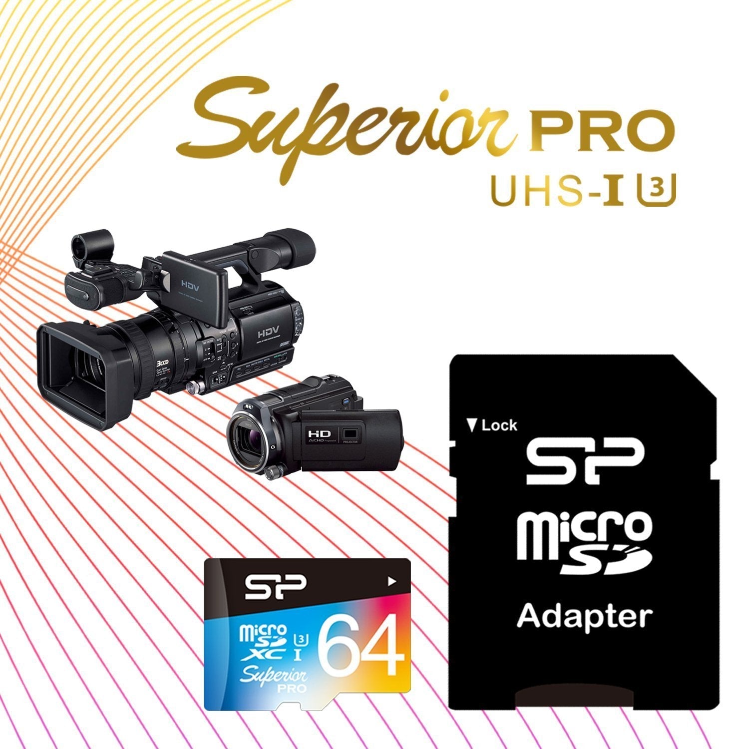 Microsd Card 64gb Silicon Power Uhs1 U3 Superior Pro Col+Ad