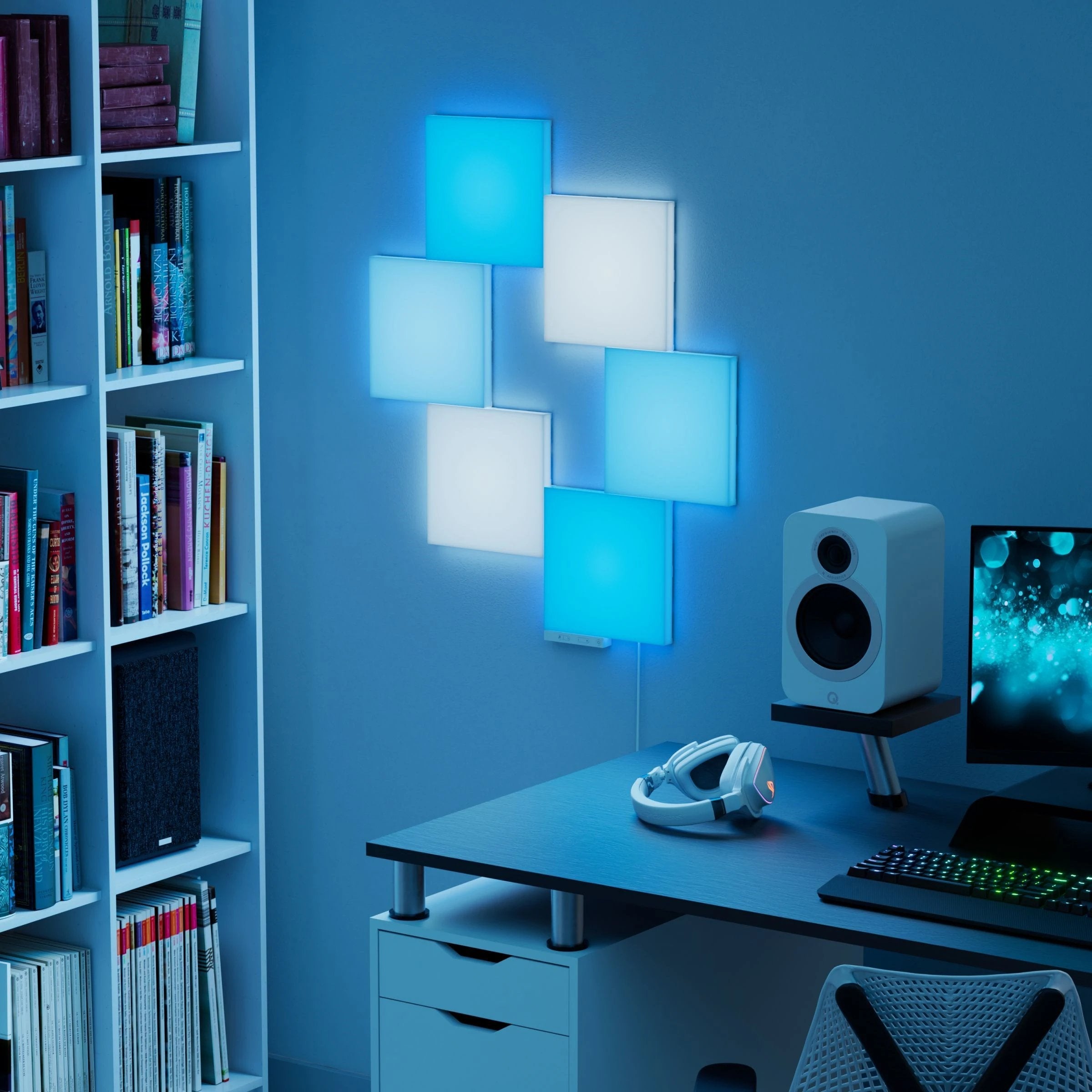 Nanoleaf Blocks Big Squares Starter Kit, 6er-Pack