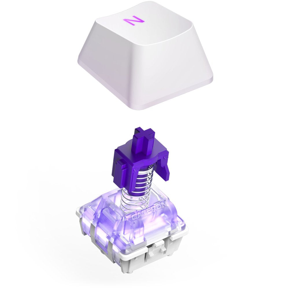 Nzxt Función 2, Teclado De Juegos White, De-Layout, Nzxt Optical Kb-001nw-De