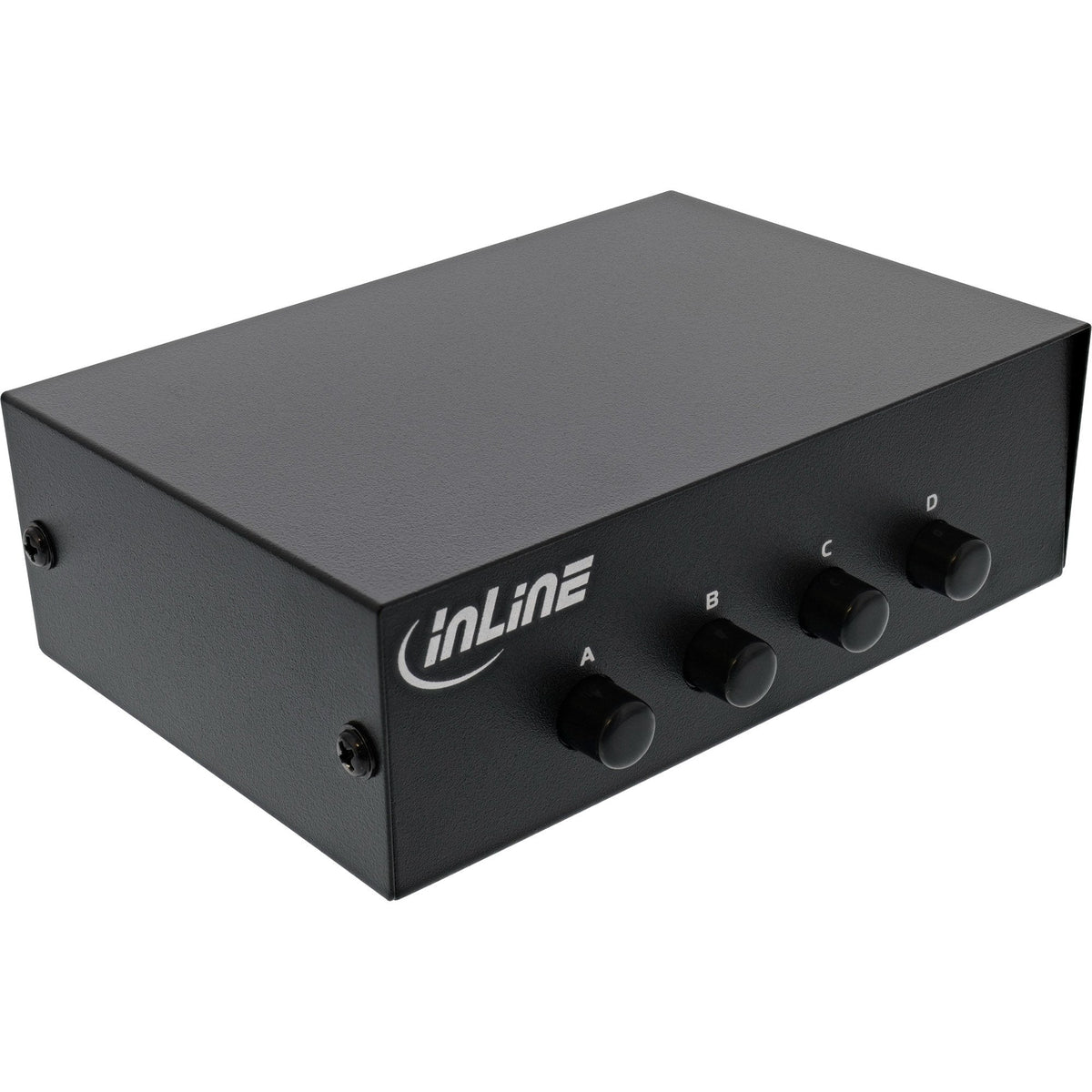 Switch Serie Inline Manual De 4 Puertos, Rs232, Sub-D De 9 Pines