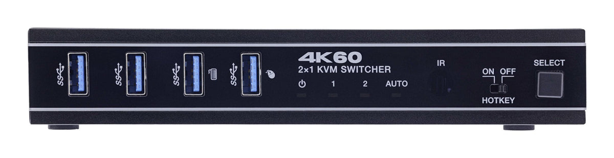 Inline Kvm Switch, 2x1 ,Hdmi & Usb-C 4k/60hz, Usb 3.2 Hub