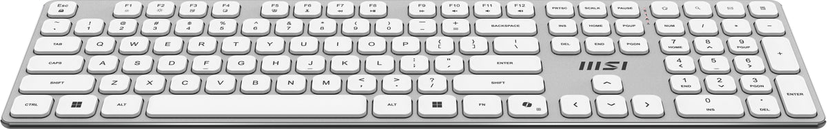 EAN 4711377422482 - MSI FORGE K210 WIRELESS COMBO WHITE teclado Ratón incluido Hogar / Oficina USB QWERTY Francés Blanco imagen 4