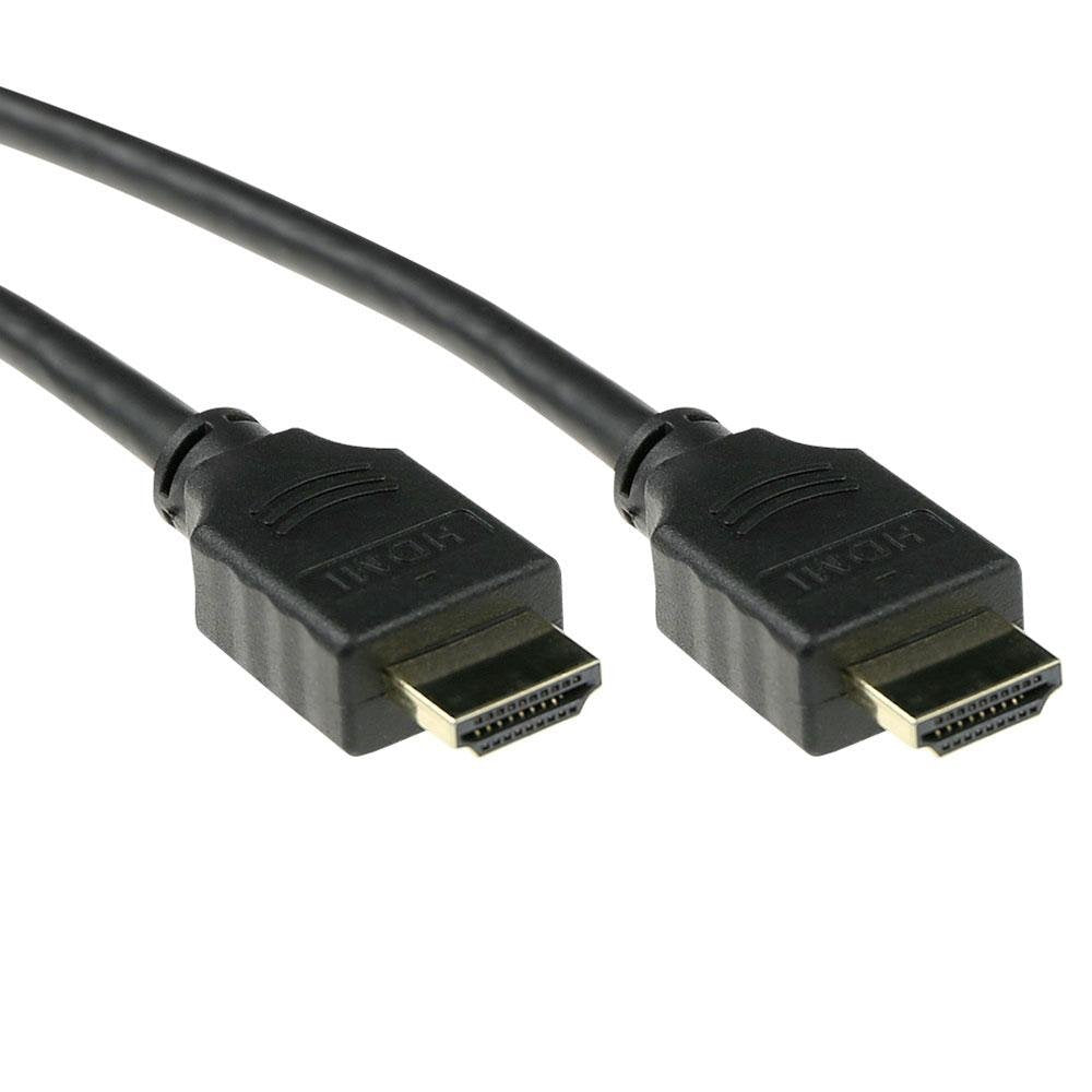 Cable Hdmi 4k Uhd Act Connectivity 2m Macho Macho High Speed Premium Certificado V2.0 Negro