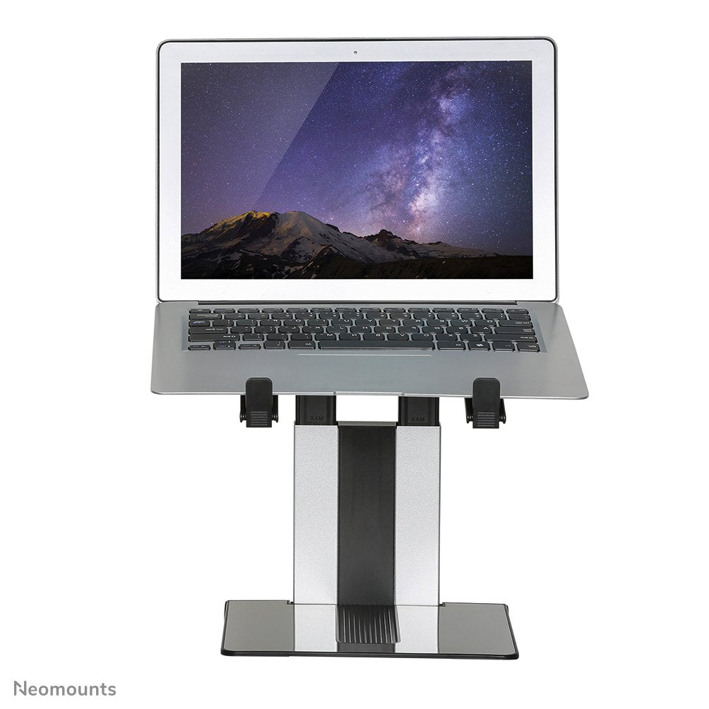 Pie Para Newstar Soporte Portatil De Hasta 16 "Max 5kg, Plegable, Plata / Negro.