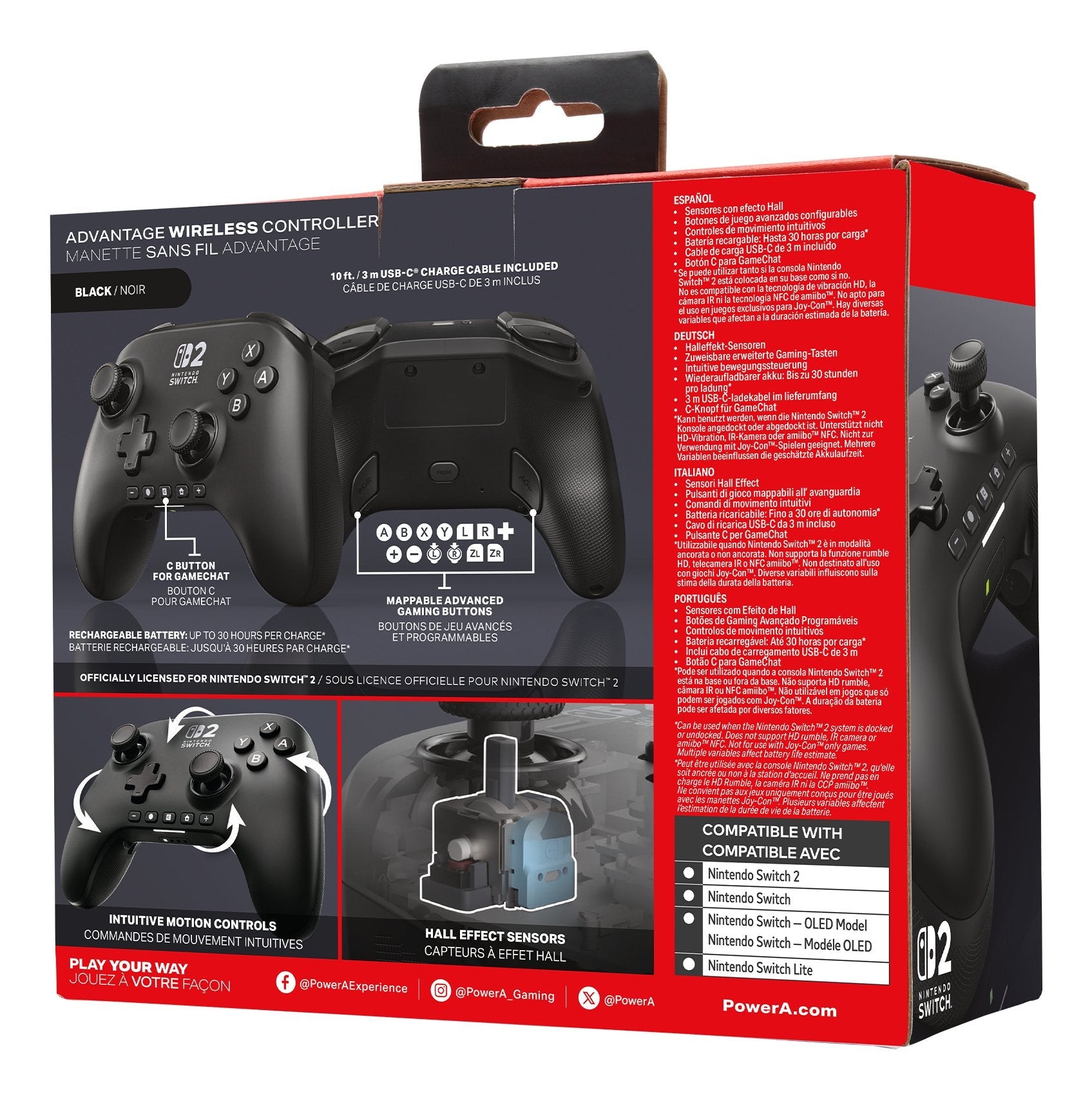 Advantage Wireless Controller Black