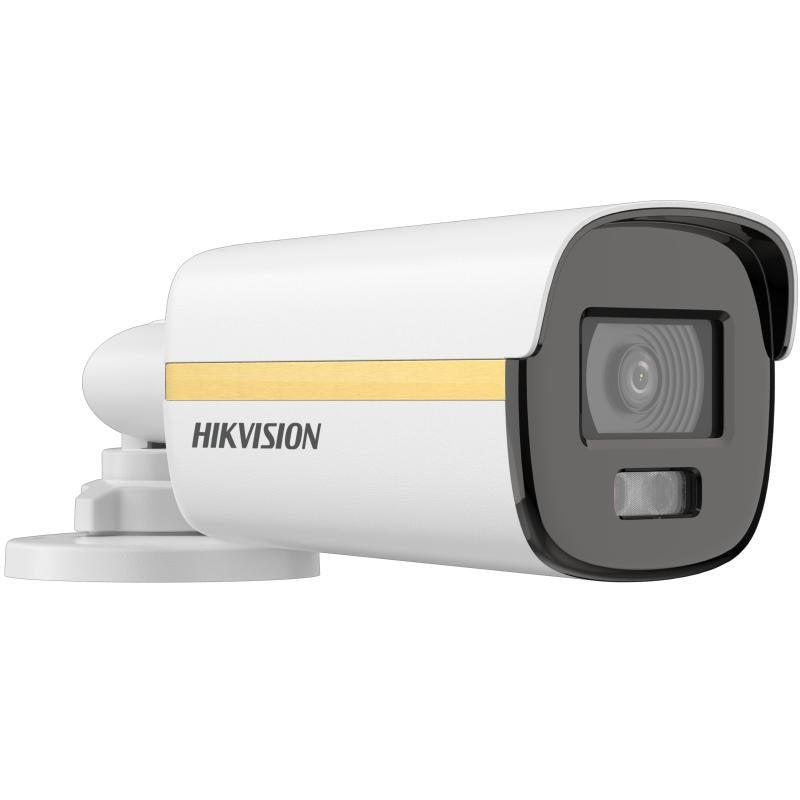Hikvision Ds-2ce12kf3t-Le(2.8mm) Cámara Bullet Fija 3k Colorvu Con Doble Luz Poc