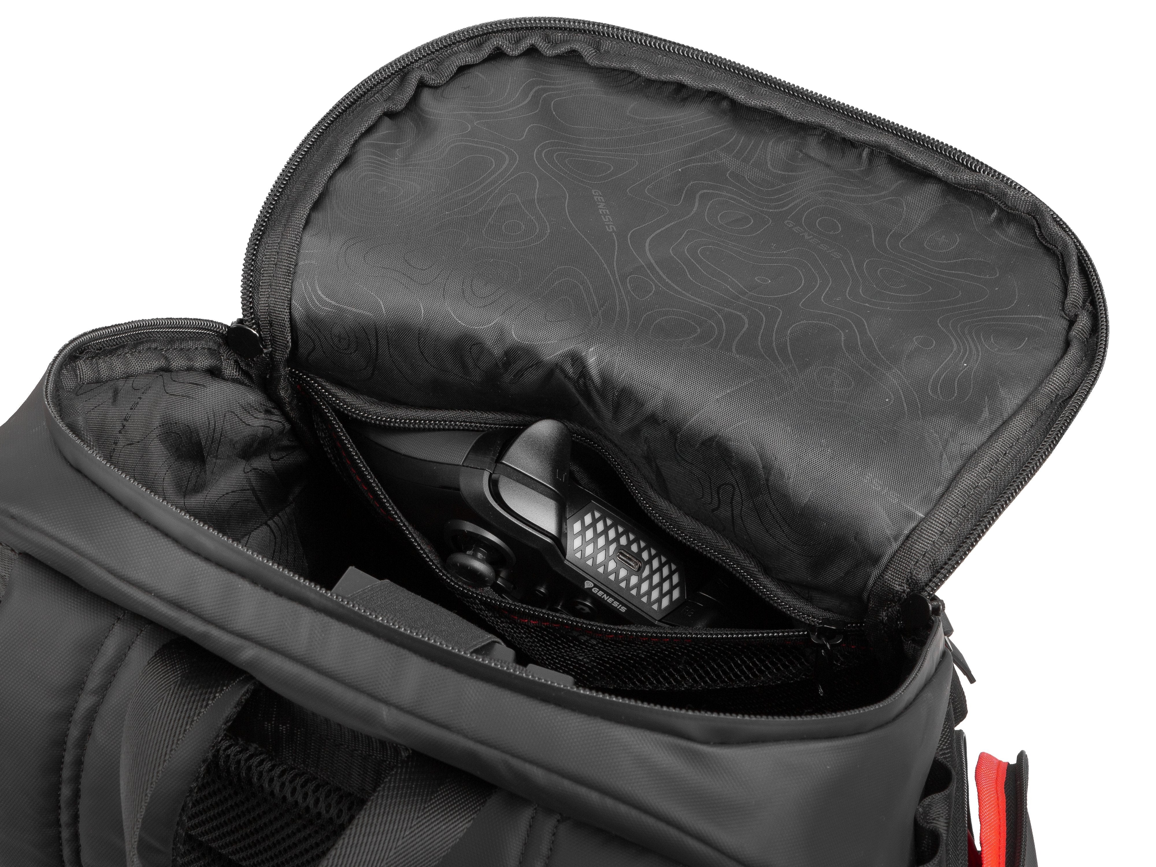 Mochila Para  Portátil Genesis Pallad 420 15.6" 18 Litros Negro