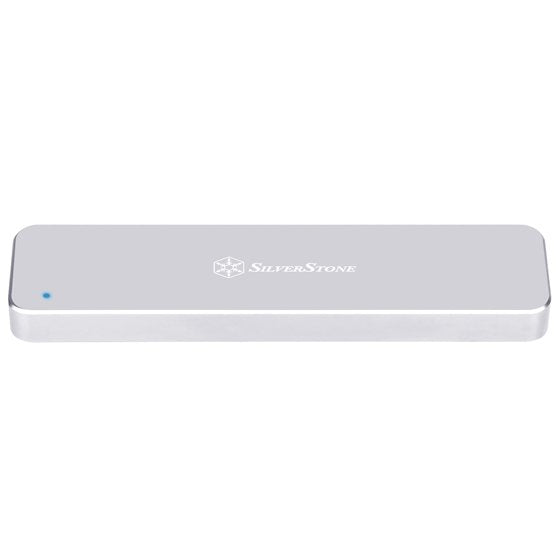 Silverstone Sst-Ms09s - Sata Externo - Caja Ssd M.2, Usb 3.1 Gen.2, Plateado