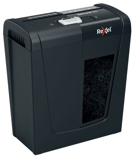 Rexel Destructora Secure S5 Corte Tiras 6mm Hasta 5h Negro
