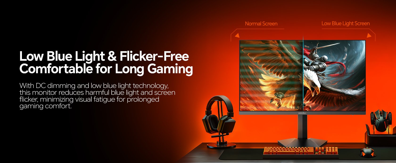 Koorui G2721p Qhd Gaming Monitor 68,6 Cm (27 Zoll)