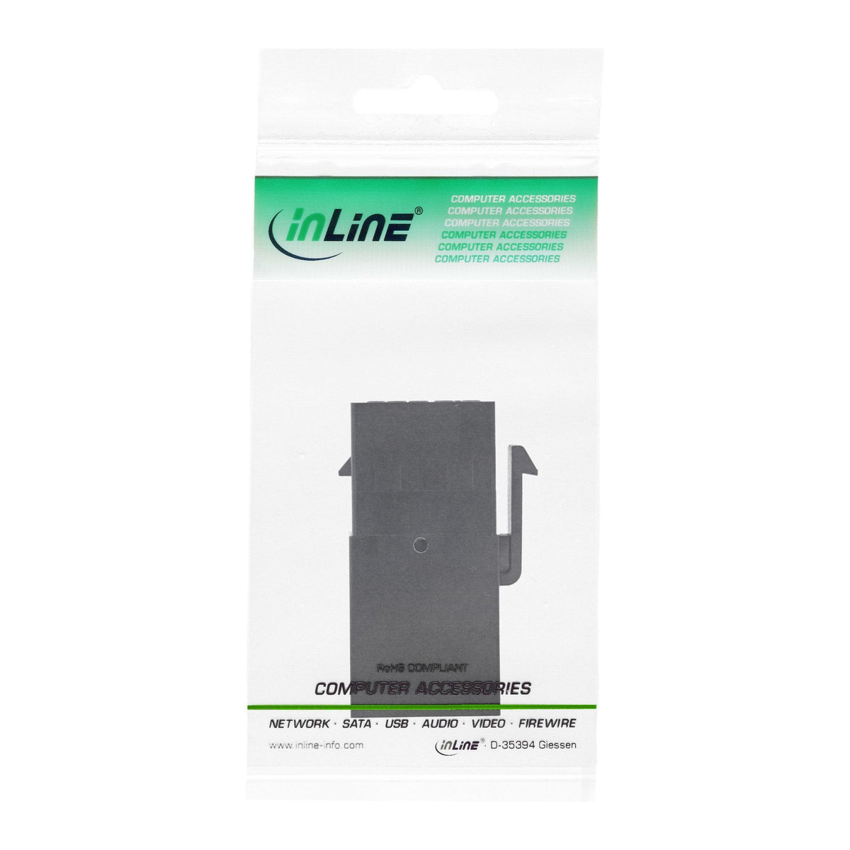 Módulo Snap-In Inline Usb 3.0, Usb-A F/F, Carcasa Negra