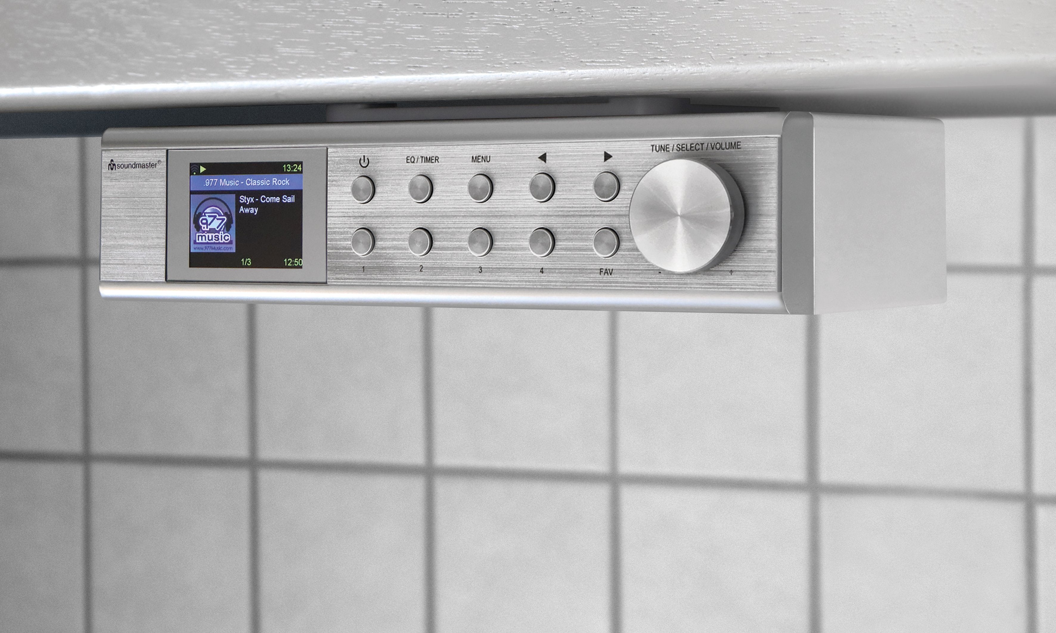 Soundmaster Ir1500si Unterbauradio Silber