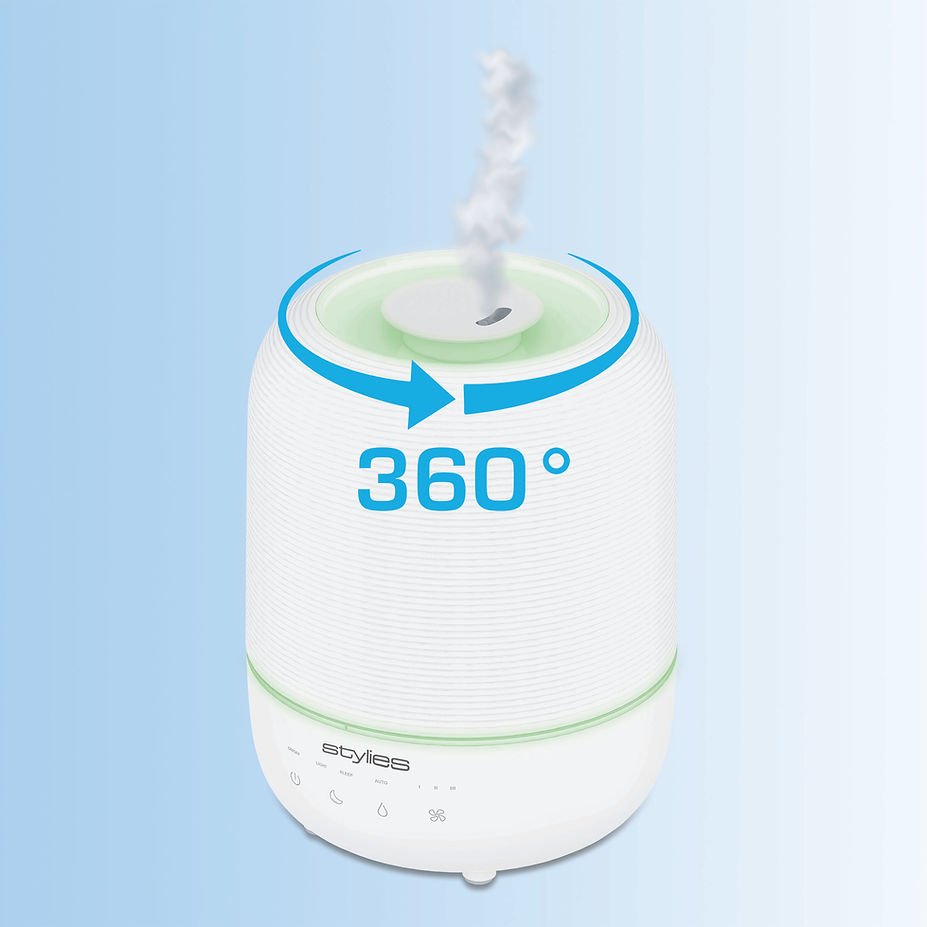 EAN 7640115593924 - Stylies Lynx humidificador Ultrasónica 3 L Blanco 23 W imagen 4