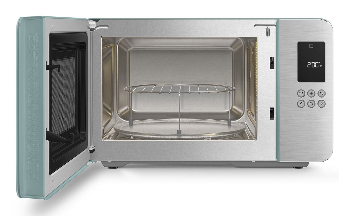 Microondas Smeg Con Grill Moc01egmeu, 4 Funciones, 1900w, Verde Esmeralda Mate