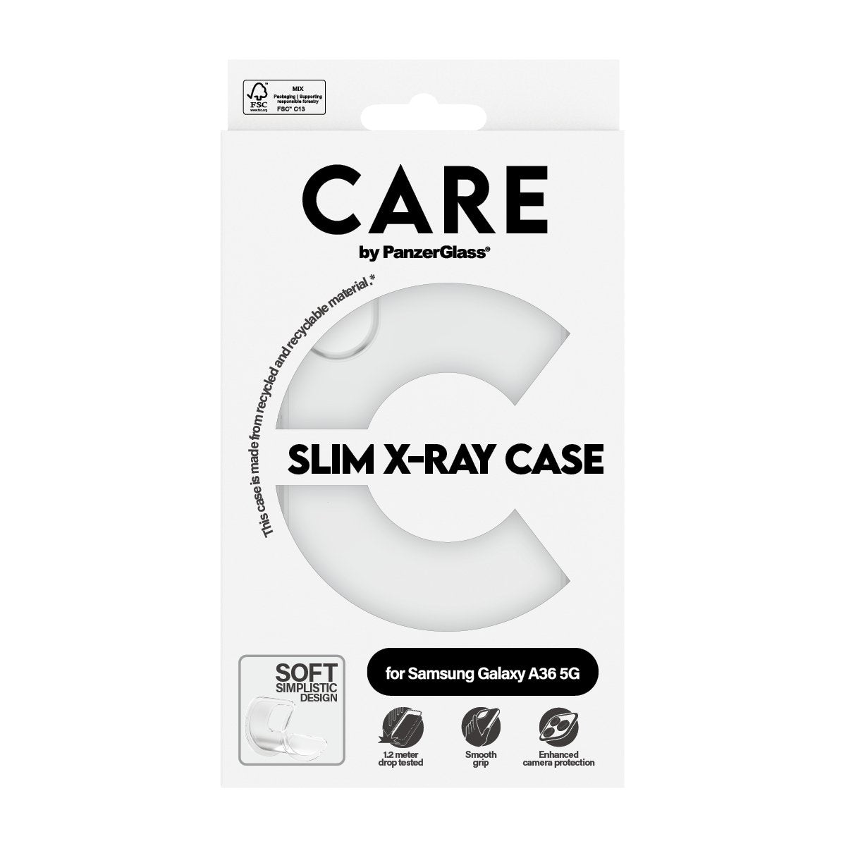 EAN 5715685016431 - PanzerGlass CARE™ by ® X-Ray Case Samsung Galaxy A36 5G funda para teléfono móvil 17 cm (6.7") Transparen imagen 3