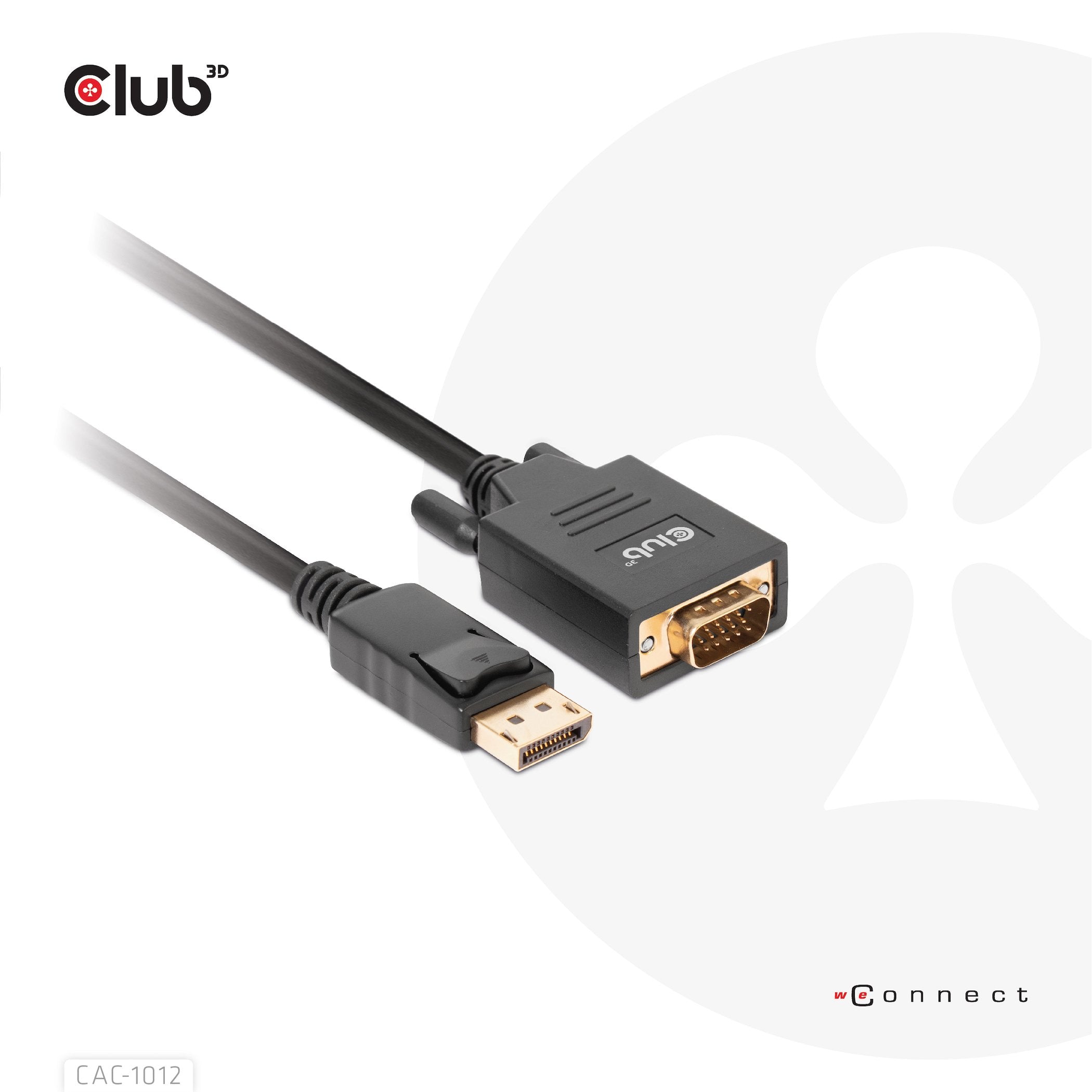 Club3d Cable Displayport > Vga M M 2m Retail