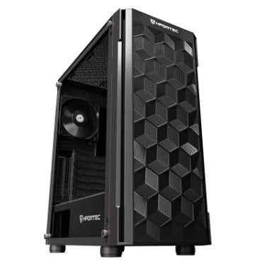 Nfortec Azir Black Tempered Glass Usb 3.0 Black