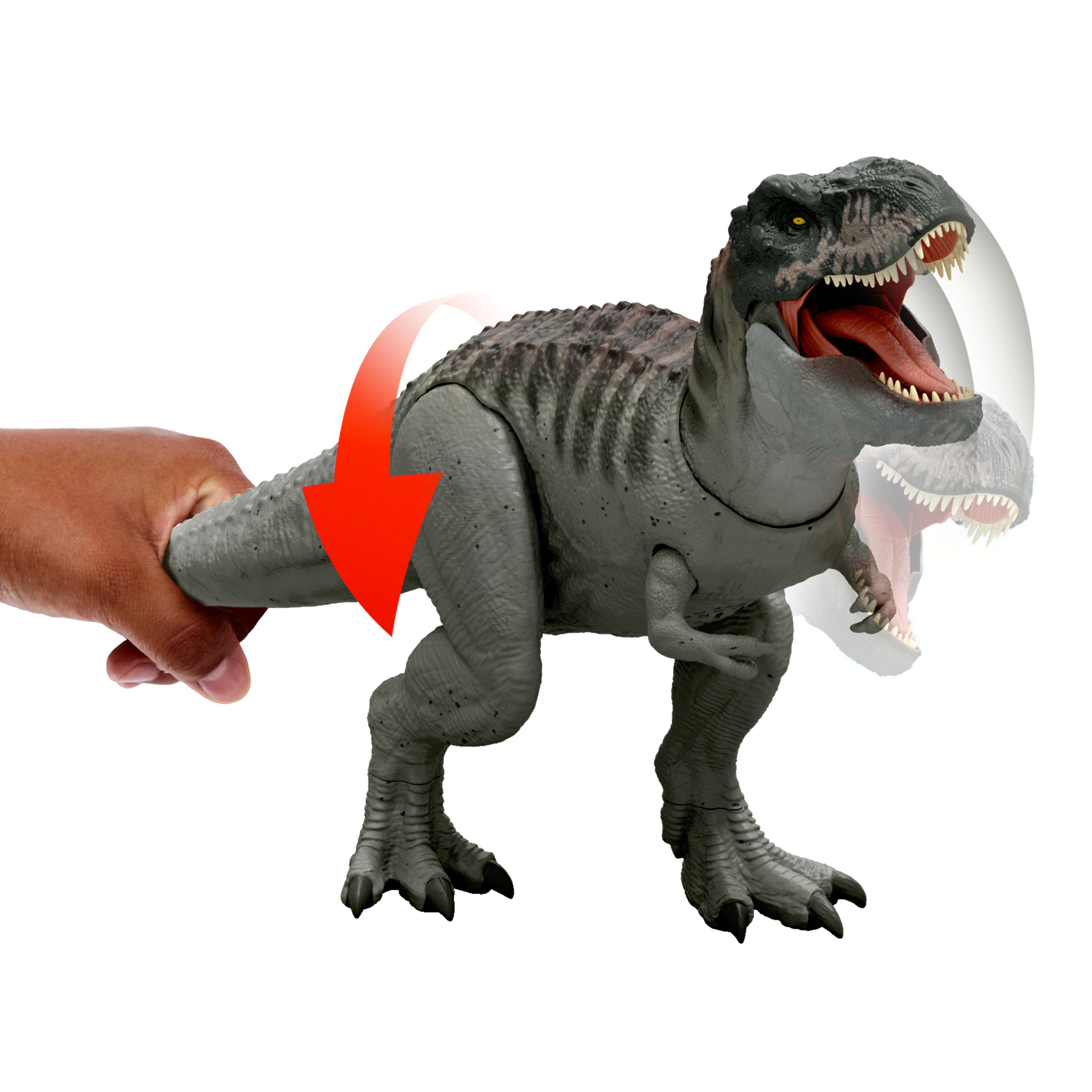 Mattel Jurassic World Rebirth Power Devour Tyrannosaurus Rex (Mit Lichtern Und Geräuschen) Jch02