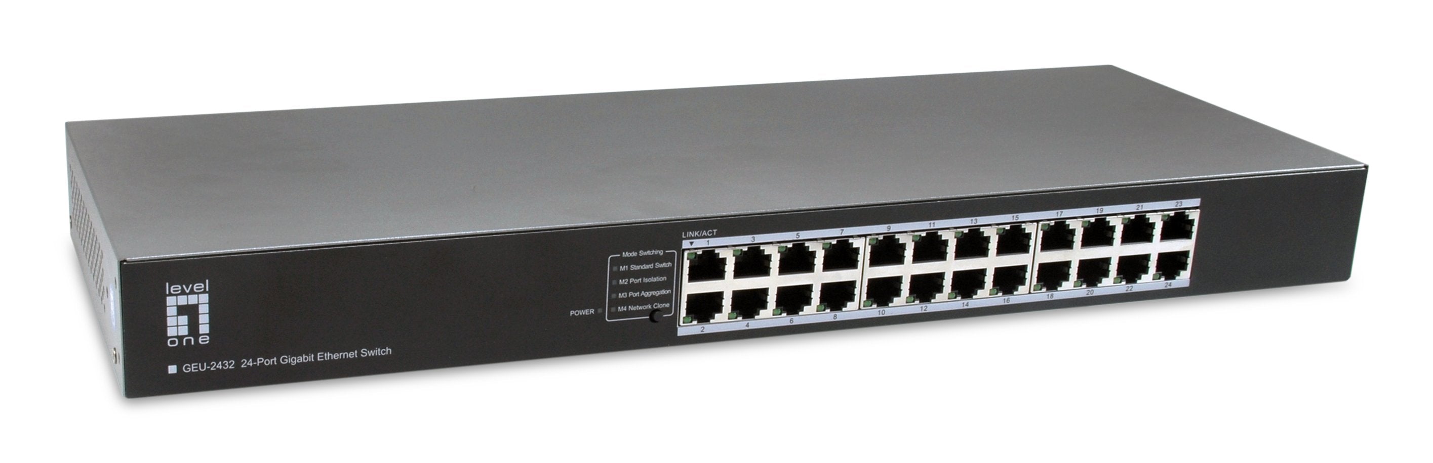 Levelone Switch 24xge 19" Unmanaged Metall