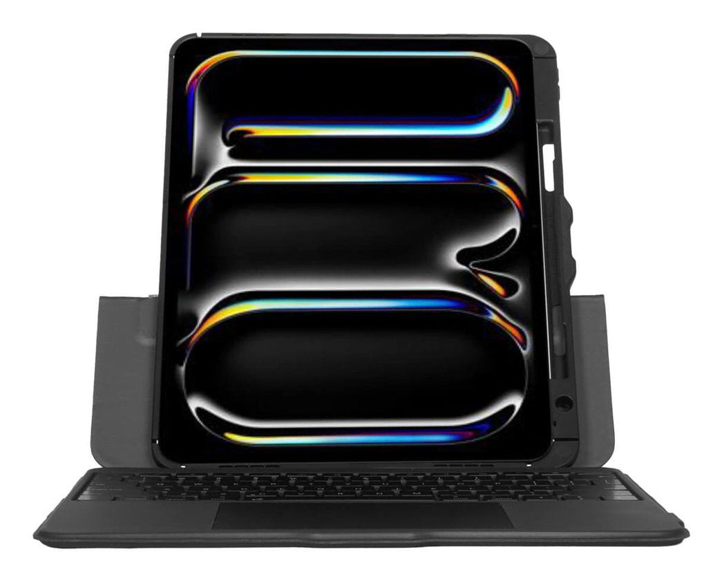 Targus Versavu Caja De Teclado Y Folio (Caja Del Teclado) Con Panel Táctil Retroiluminación Inalámbrico Bluetooth 5.0 Qwerty Reino Unido Negro Para Apple 13-Inch Ipad Pro (M4)