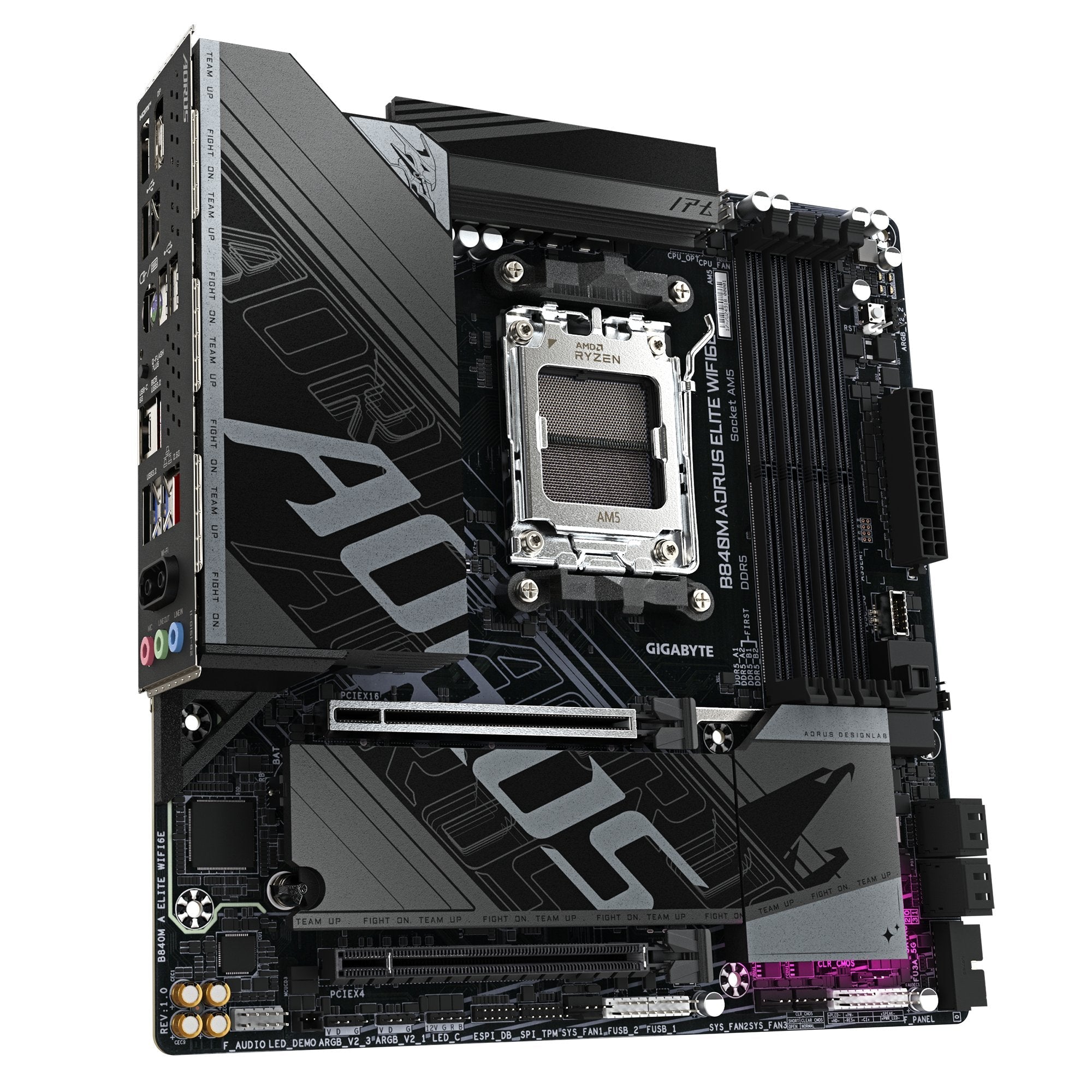 EAN 4719331867331 - GIGABYTE B840M AORUS ELITE WIFI6E AMD B840 Zócalo AM5 micro ATX imagen 3