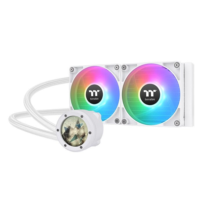 Thermaltake Th240 V2 Ultra Argb Sync All-In-One Liquid Cooler Snow Edition, Refrigeración Por Agua Blanco