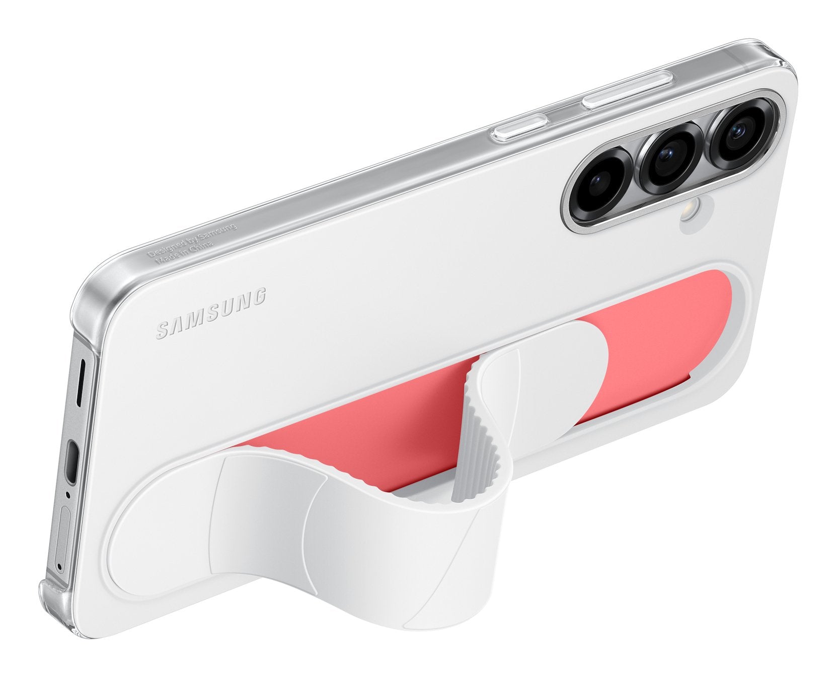 Funda Samsung Standing Grip Case Galaxy S25+ Weiá