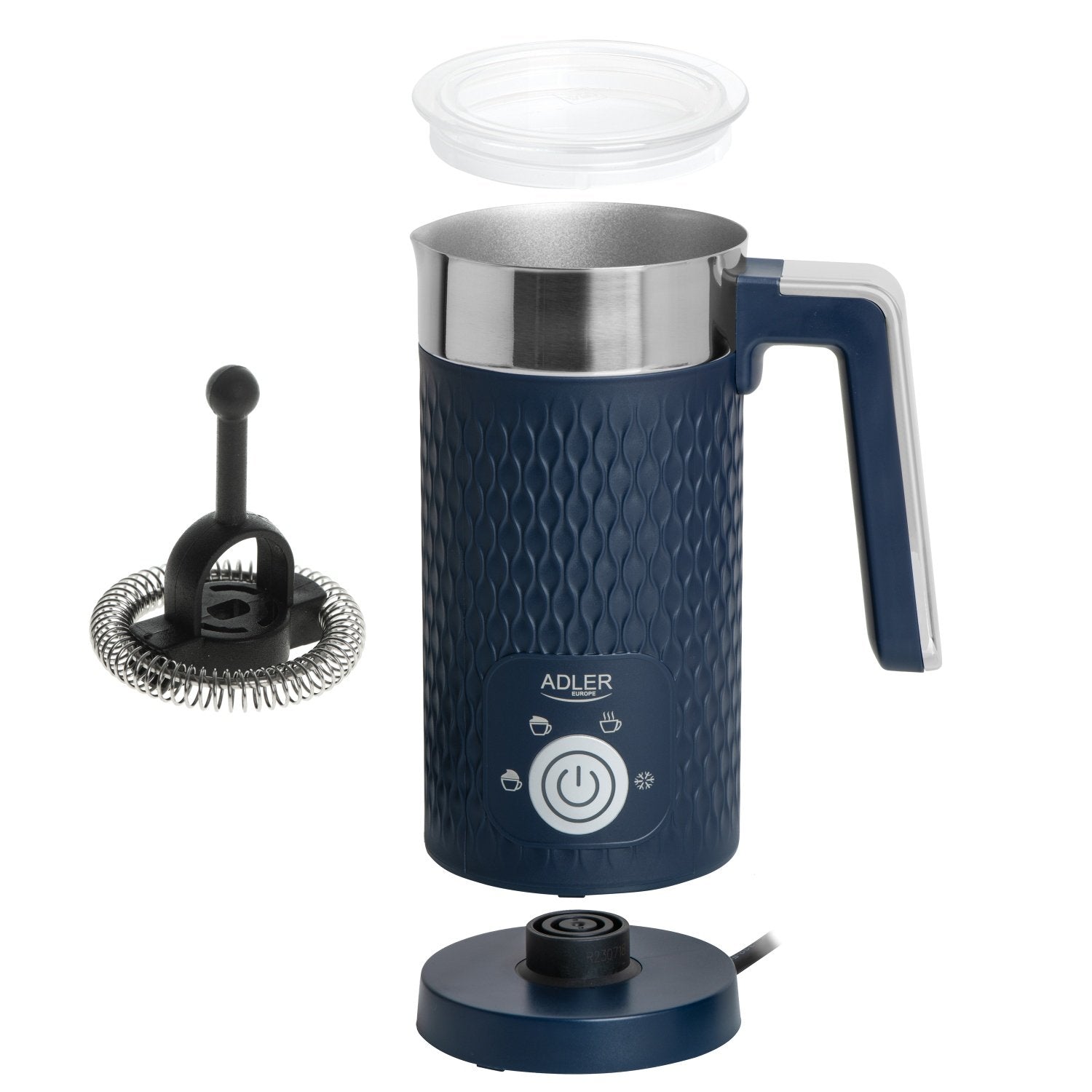 EAN 5905575901279 - Adler AD 4494 Calentador/espumador de leche automático Metálico, Azul oscuro imagen 3