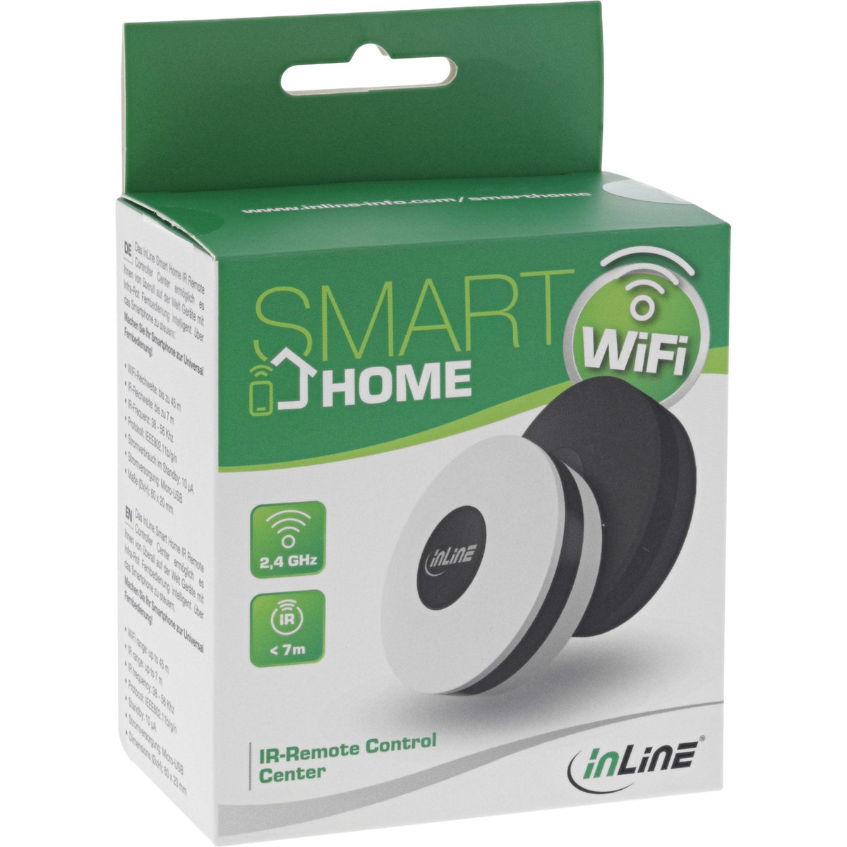 Inline 40163 Mando A Distancia Ir Inalámbrico/Wifi Dispositivo Doméstico Inteligente