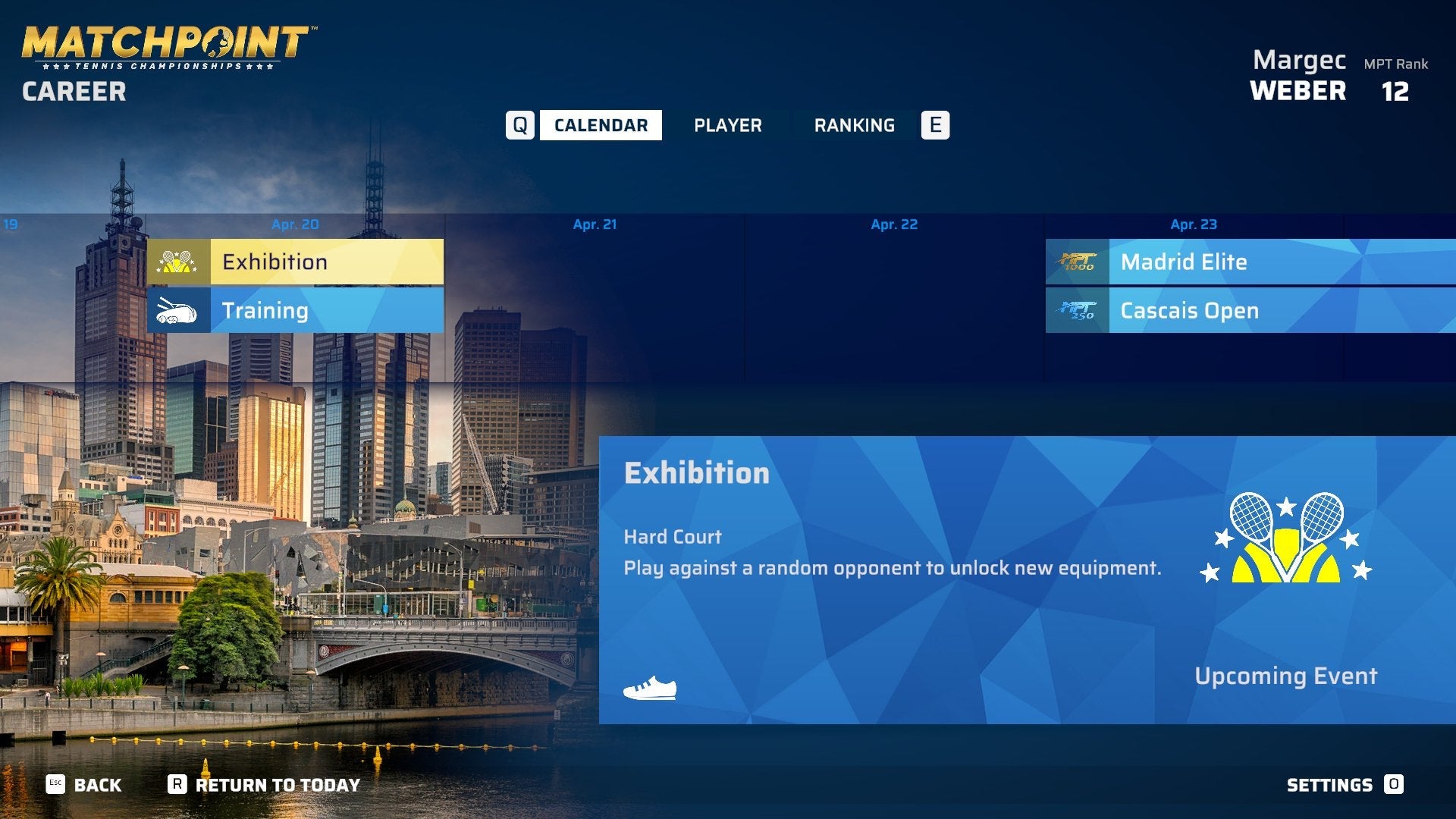 Juego Matchpoint Tennis Championship Playstation 5