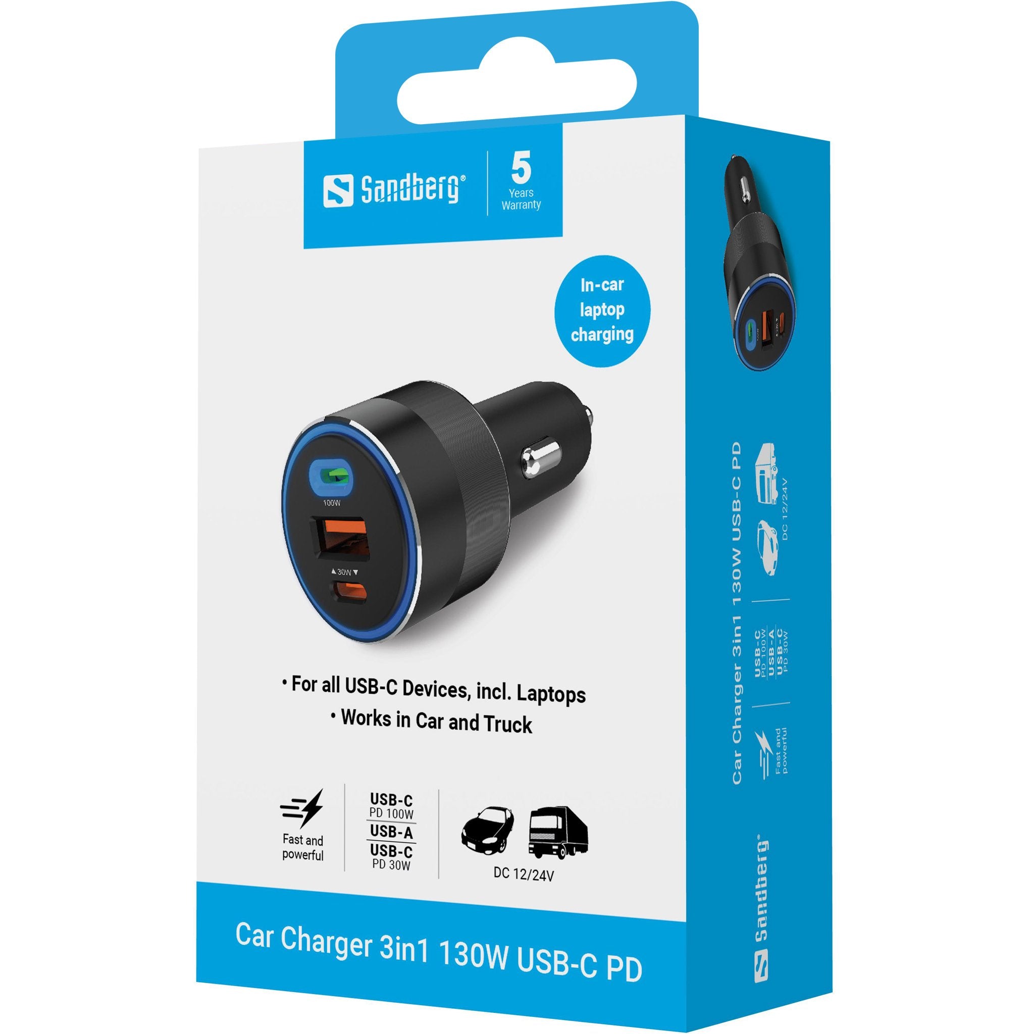 EAN 5705730441493 - Sandberg 441-49 cargador de dispositivo móvil Universal Negro Encendedor de cigarrillos Carga rápida Auto imagen 6