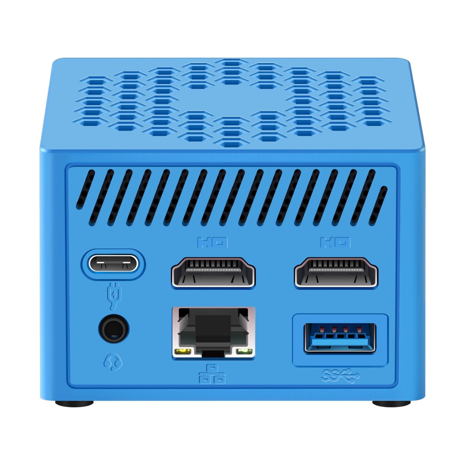 Minipc Leotec Intel N100 12gb 256gb M.2 Win11 Pro Pre-Instal Azul