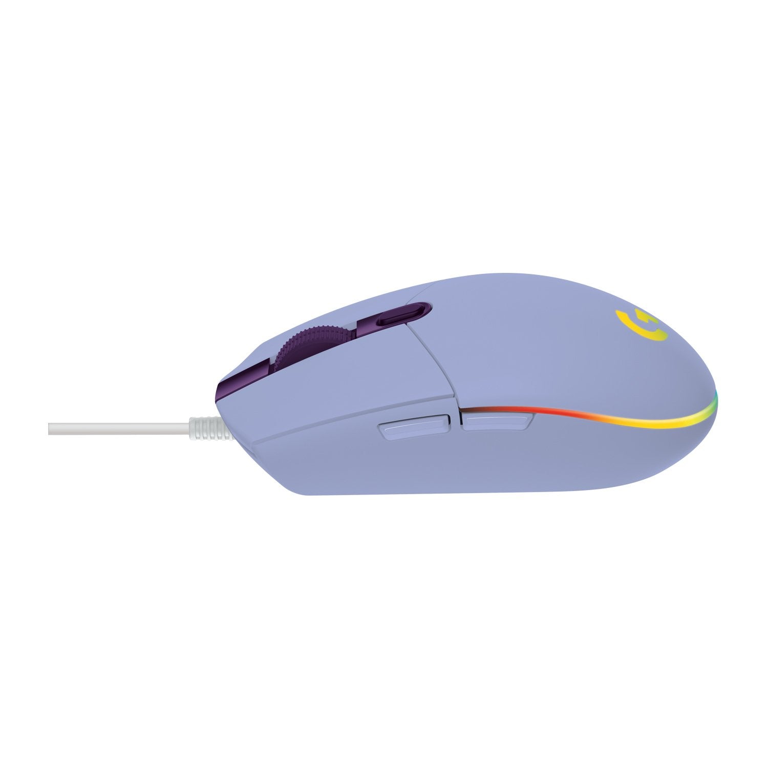 Logitech Raton G203 Lightsync Gaming Usb Lila 910-005853