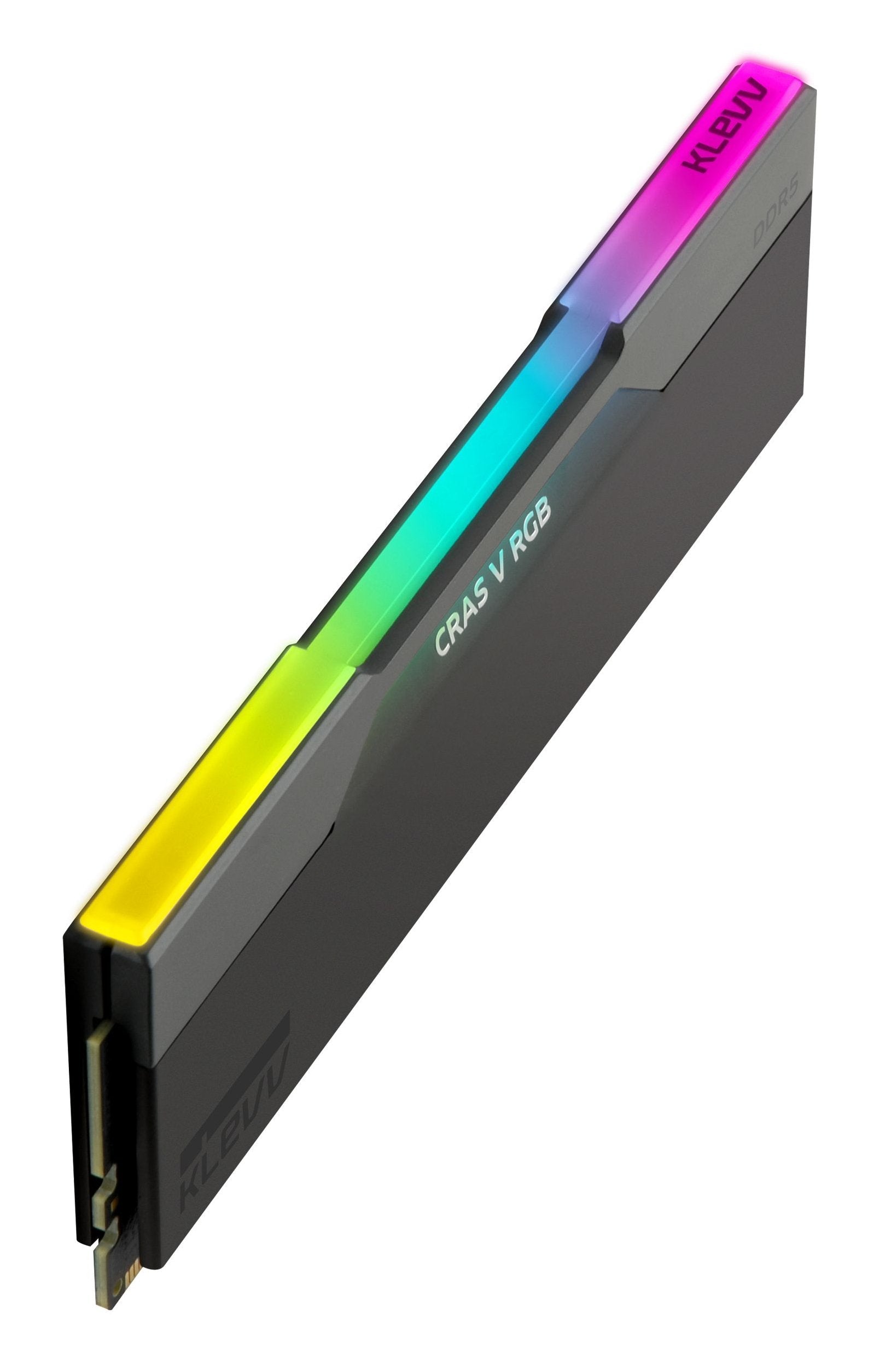 Klevv Memoria Ram Cras V Rgb Obsidian Negro - 32 Gb (2 X 16 Gb Kit) - Ddr5 6400 Udimm Cl30