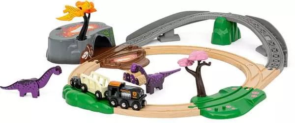 Set De Aventura De Dinosaurios De Brio World World, Ferrocarril 63609400