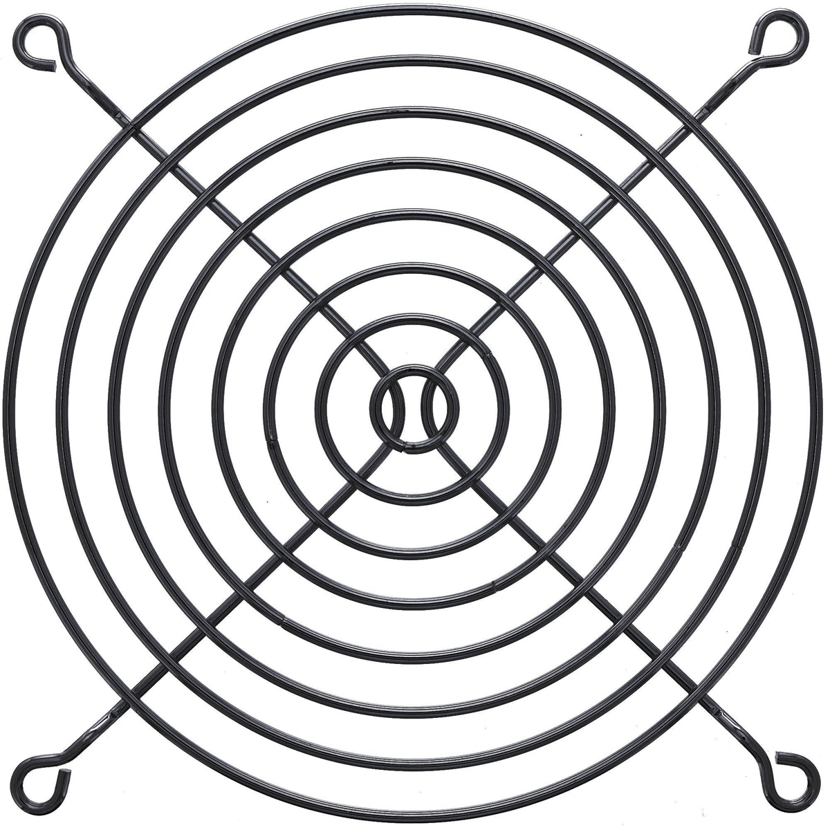 Proteccion Ventilador Inline Fan Grill Metal 120x120mm Negro