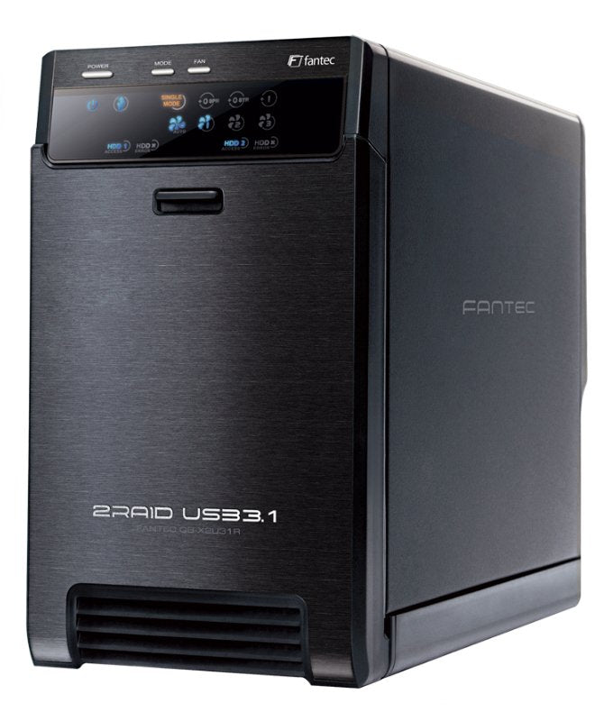 Fantec  Qb-X2u31r Black 2 X 3,5 Sata Raid Hdd Usb 3.1