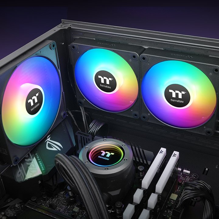 Ventilador Pc  Thermaltake Ct120 Ex Argb Sync Pc Cooling Fan, Cl-F181-Pl12sw-A